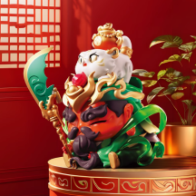 Five-way God of Wealth Wishing Blind Box Good Luck Trendy Toys Creative National Trend