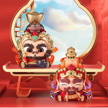 Five-way God of Wealth Wishing Blind Box Good Luck Trendy Toys Creative National Trend