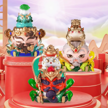 Five-way God of Wealth Wishing Blind Box Good Luck Trendy Toys Creative National Trend