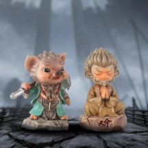 Mythical Black Wukong Blind Box Ornaments Trendy Play Resin Crafts