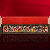 God of Wealth gift ornaments New Year fortune paper-cut cultural creation