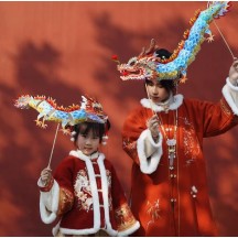 New Year Dragon Lantern Spring Festival Dragon Dance Lantern Handmade DIY