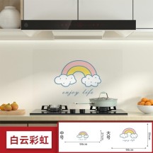 Kitchen oil-proof stickers New Year decorations for the interior of the house