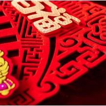 Flannel door god stickers self-adhesive door town house three-dimensional stickers
