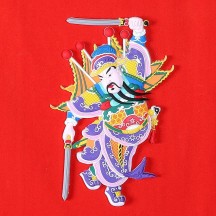 New Year Spring Festival Door God Magnetic Sticker Chinese Creative Crafts