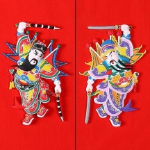 New Year Spring Festival Door God Magnetic Sticker Chinese Creative Crafts