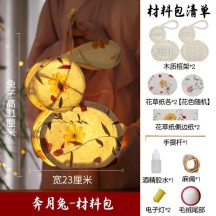 Mid-Autumn Festival non-legacy fish lantern handmade DIY lantern portable luminous lantern