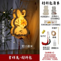 Mid-Autumn Festival non-legacy fish lantern handmade DIY lantern portable luminous lantern