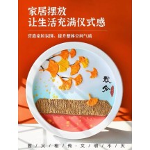 Twenty-four solar terms disc creative decorative painting non-legacy DIY handmade materials