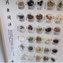 Chinese medicine specimen hanging painting medicine and food have the same origin twenty-four solar terms