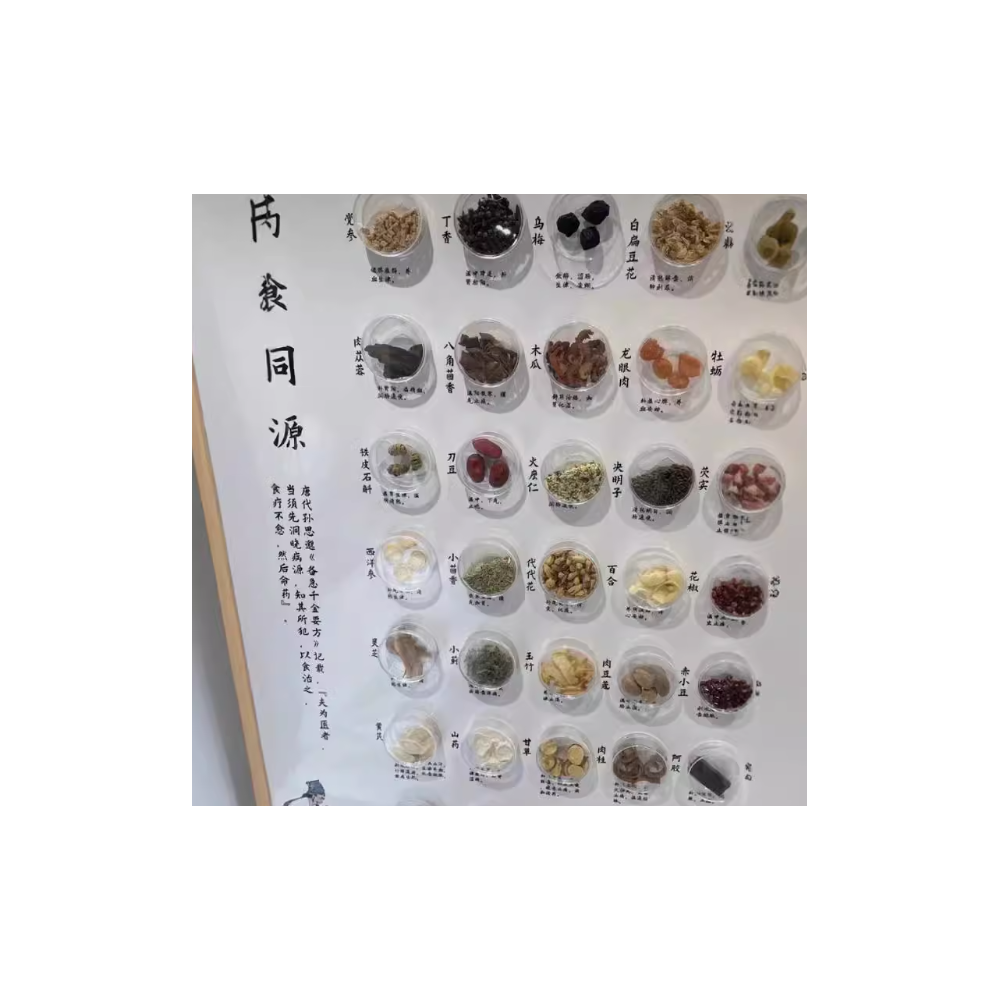 Chinese medicine specimen hanging painting medicine and food have the same origin twenty-four solar terms Chinese medicine specimen hanging painting medicine and food have the same origin twenty-four solar terms
