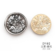 Sealing lacquer copper seal head 24 solar terms series secret letter seal handmade DIY creative