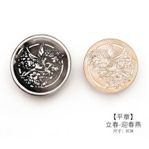 Sealing lacquer copper seal head 24 solar terms series secret letter seal handmade DIY creative
