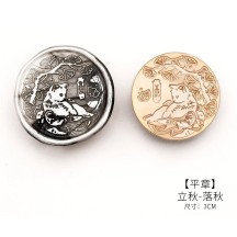 Sealing lacquer copper seal head 24 solar terms series secret letter seal handmade DIY creative