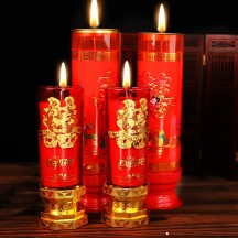 Wedding dragon and phoenix candle wedding room decoration