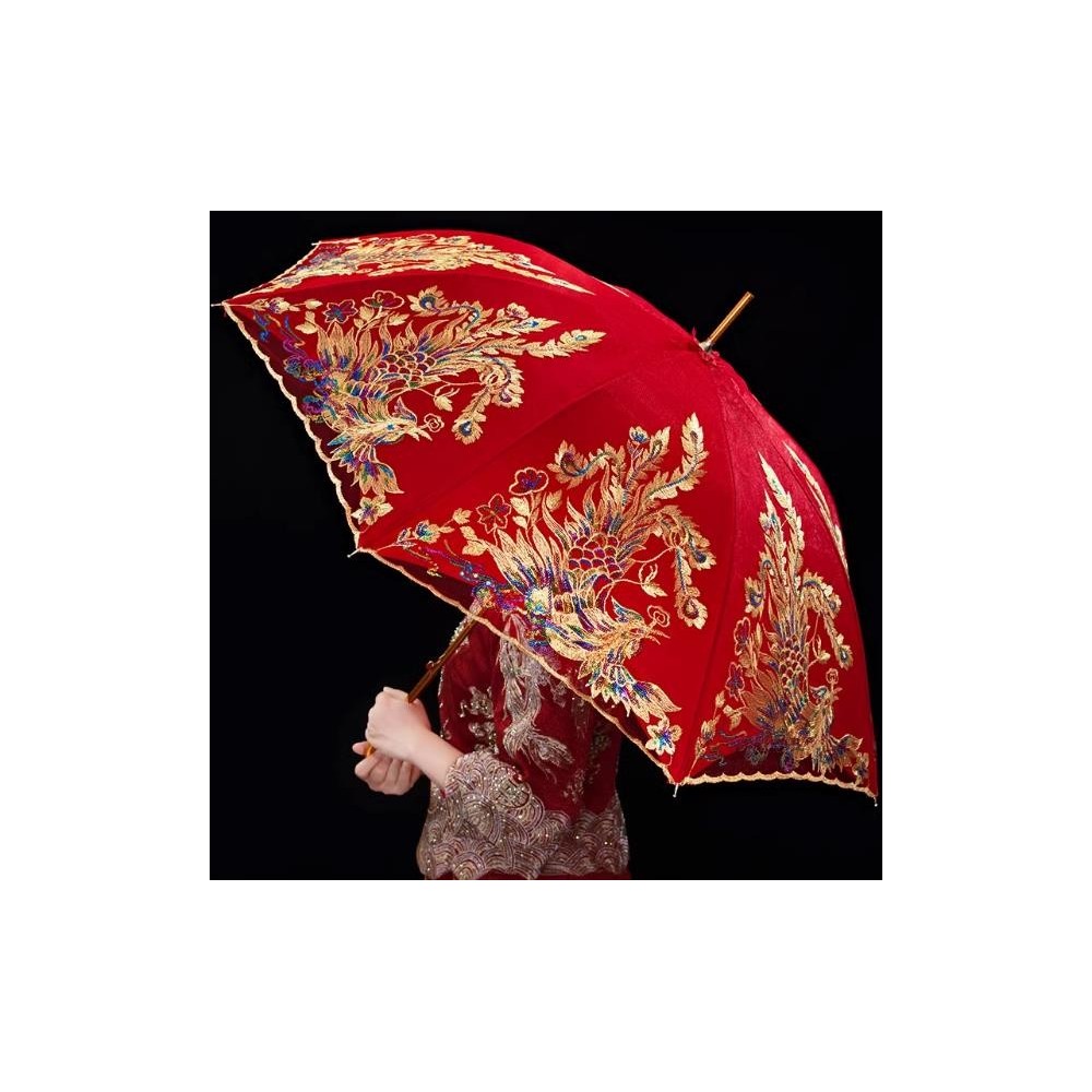 Wedding red umbrella Chinese wedding umbrella wedding dowry umbrella Wedding red umbrella Chinese wedding umbrella wedding dowry umbrella