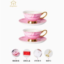 Bride and groom wedding gift tableware set