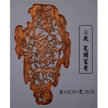Camphor wood carving Dongyang wood carving solid wood pendant ornaments crafts