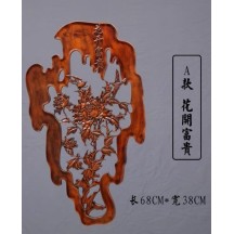 Camphor wood carving Dongyang wood carving solid wood pendant ornaments crafts