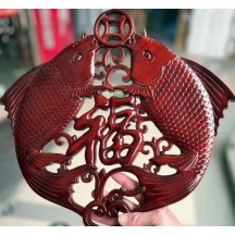 Camphor wood carving Dongyang wood carving solid wood pendant ornaments crafts