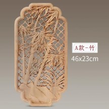 Dongyang wood carving pendant ornaments Chinese wall hanging solid wood carving craft