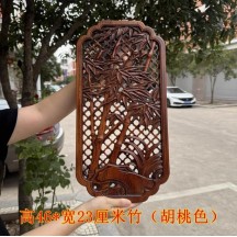 Dongyang wood carving pendant ornaments Chinese wall hanging solid wood carving craft