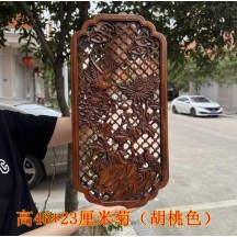 Dongyang wood carving pendant ornaments Chinese wall hanging solid wood carving craft