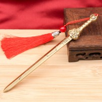 Brass QiXing Sword Tai Chi Bronze Sword Ornament