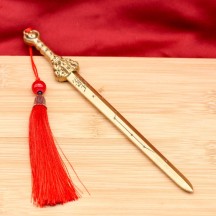 Brass QiXing Sword Tai Chi Bronze Sword Ornament