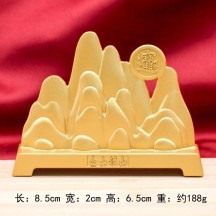 Fortune tree ingot ornaments solid metal crafts ornaments