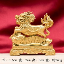 Fortune tree ingot ornaments solid metal crafts ornaments