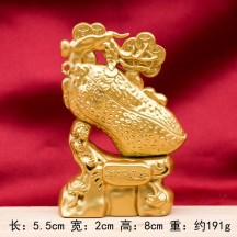 Fortune tree ingot ornaments solid metal crafts ornaments