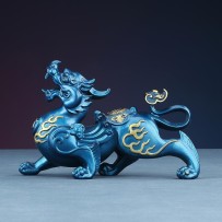 Colored copper pixiu ornaments and handicrafts