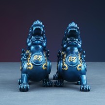 Colored copper pixiu ornaments and handicrafts