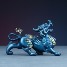 Colored copper pixiu ornaments and handicrafts