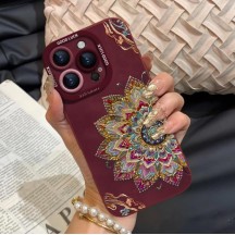 [Imported Liquid Silicone] Lotus Cultural Creative Soft Phone Case Compatible with iPhone