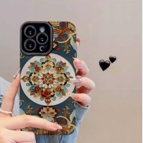Creative Full-Cover Soft Phone Case Compatible with iPhone