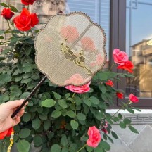 Suzhou Embroidery & Kesi Silk Round Fan – Classical Cultural Creative Product of Intangible Cultural Heritage