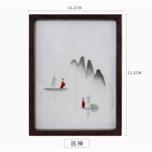 Chinese-Style Gift with Intangible Cultural Heritage – Handmade Shu Embroidery & Suzhou Embroidery Craft Item