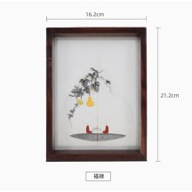 Chinese-Style Gift with Intangible Cultural Heritage – Handmade Shu Embroidery & Suzhou Embroidery Craft Item