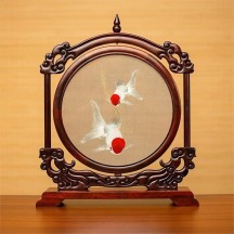 Suzhou Double-Sided Embroidery – Fully Handmade Embroidered Ornament