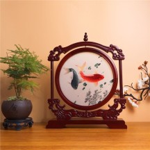 Suzhou Double-Sided Embroidery – Fully Handmade Embroidered Ornament