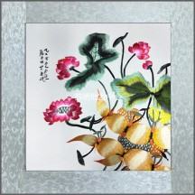 Finished Suzhou Embroidery – Magnolia Silk Embroidery Decorative Artwork, Chinese-Style Gift