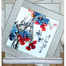 Finished Suzhou Embroidery – Magnolia Silk Embroidery Decorative Artwork, Chinese-Style Gift