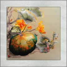 Finished Suzhou Embroidery – Magnolia Silk Embroidery Decorative Artwork, Chinese-Style Gift