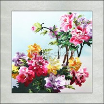 Finished Suzhou Embroidery – Magnolia Silk Embroidery Decorative Artwork, Chinese-Style Gift