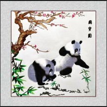 Finished Suzhou Embroidery – Magnolia Silk Embroidery Decorative Artwork, Chinese-Style Gift