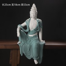New Chinese-Style Guanyin Statue – Water-Moon Serene Bodhisattva