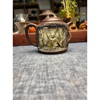 Zisha Teapot Micro Landscape – Rechargeable Teapot with Three-Color LED Light