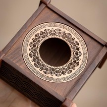 Walnut Wood Tea Warmer with Candle or Alcohol Burner – Household Tea Warming Base, Tea Ceremony Accessory